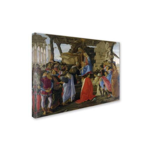 Botticelli 'Adoration Of The Magi' Canvas Art,14x19